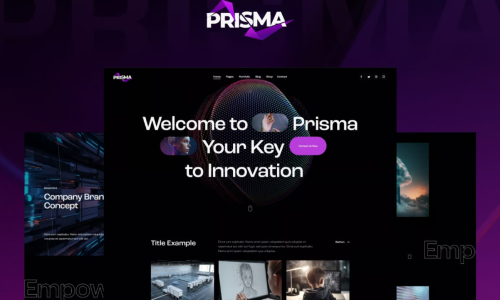 Prisma - Digital Startup & App WordPress Theme NB DIGITAL